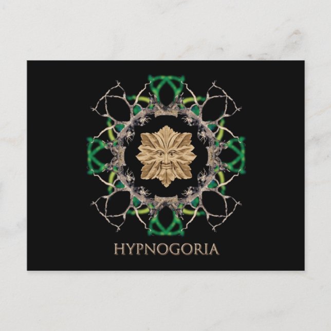 Cartão postal Green Man Vortex (Frente)