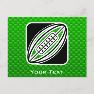 Cartão Postal Green Rugby