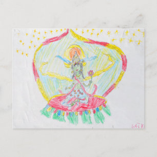 Cartão Postal Green Tara Greeting Card