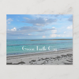 cartão postal "GREEN TURTLE CAY / BAHAMAS/SEA,SKY
