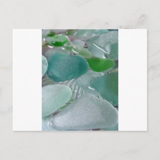 Cartão Postal Green Vibrations Green Sea Glass