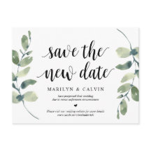 Greenery, Salve a Nova Data, Casamento Adiado