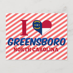 Cartão Postal Greensboro, Carolina do Norte