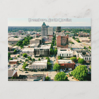 Cartão Postal Greensboro, Viagem postal da Carolina do Norte