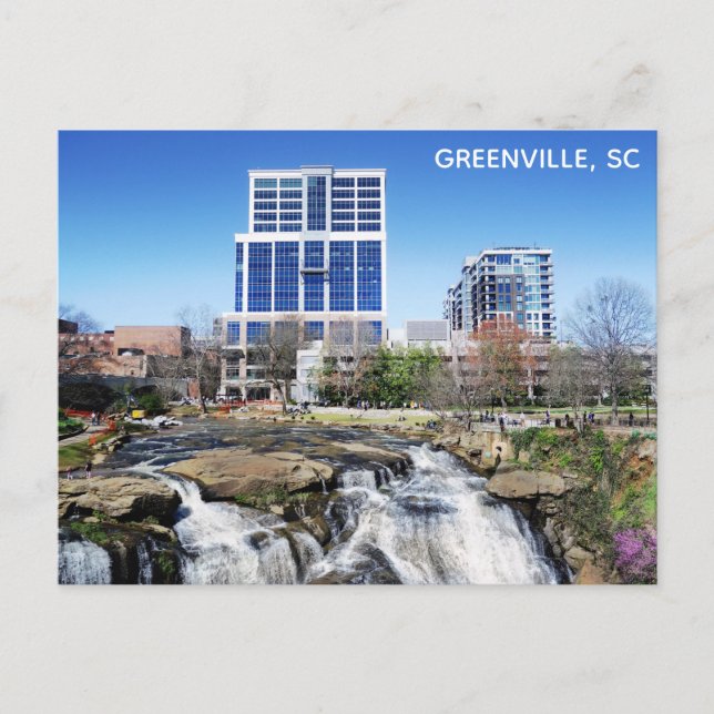 Cartão Postal Greenville South Carolina Viagem Photo (Frente)