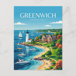 Cartão Postal Greenwich EUA