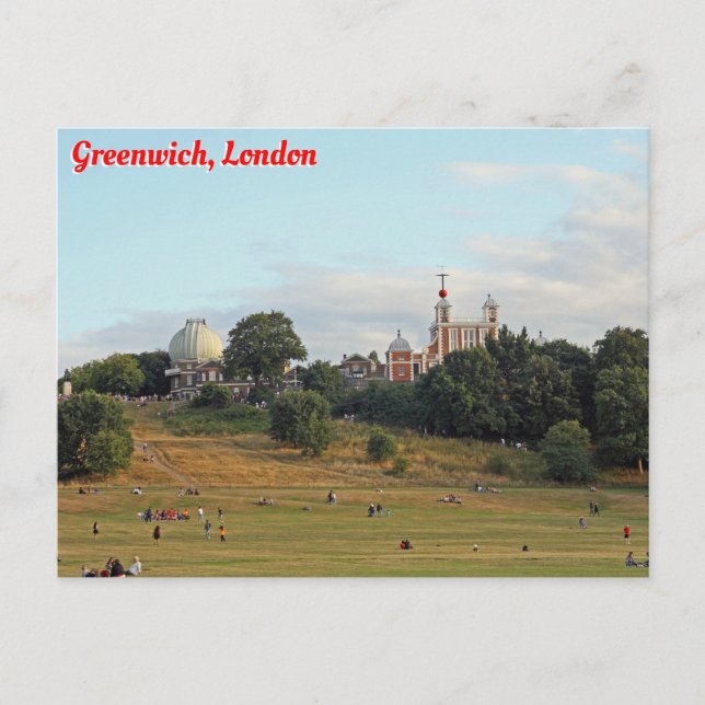 Cartão Postal Greenwich Park, Londres (Frente)