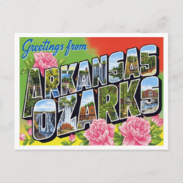 Cartão Postal Greetings from Arkansas Ozarks