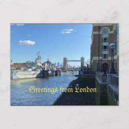 Cartão Postal Greetings From London