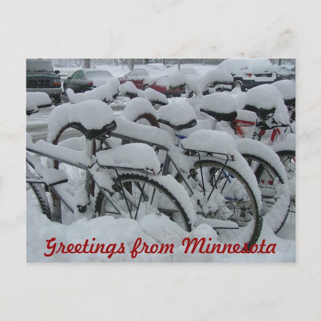 Cartão Postal Greetings from Minnesota (Frente)