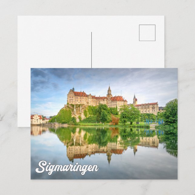 Cartão Postal Greetings From Sigmaringen Castle, Germany (Frente/Verso)