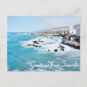 Cartão Postal Greetings from Tenerife postcard