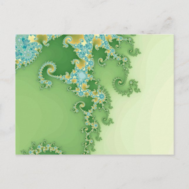 Cartão Postal Grelha - Fractal (Frente)