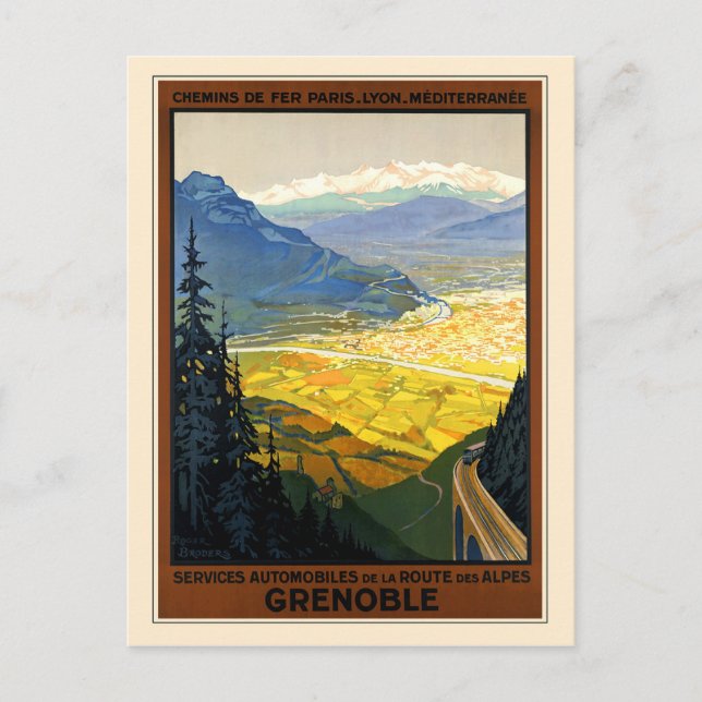 Cartão Postal Grenoble (Frente)