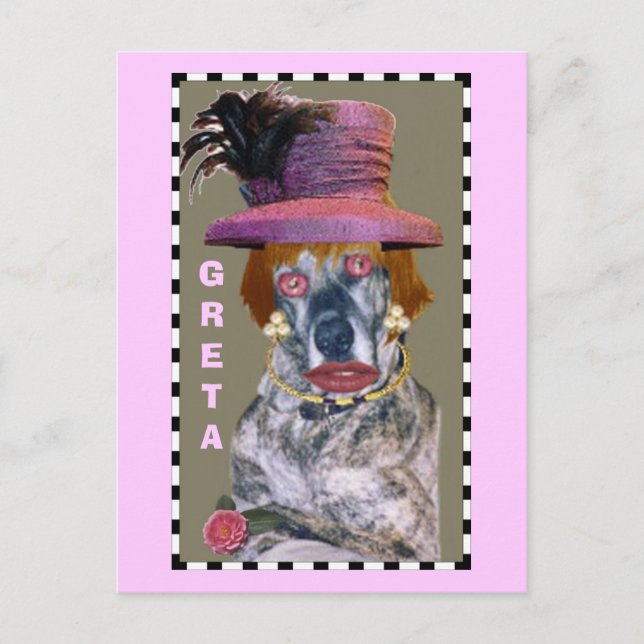 CARTÃO POSTAL GRETA (Frente)