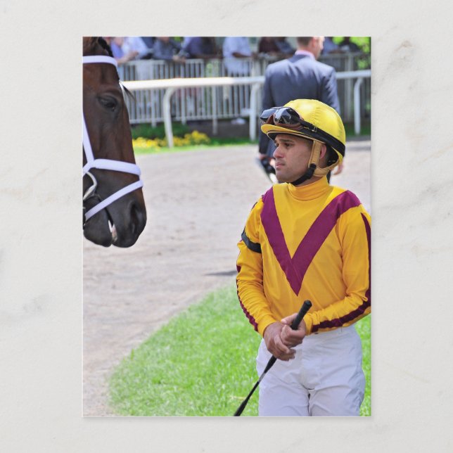 Cartão Postal Greve de Javier Castellano e Elena (Frente)