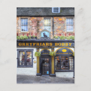 Cartão Postal Greyfriars Bobby Pub Edinburgh