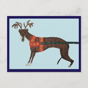Cartão Postal Greyhound Rena de Papai Noel