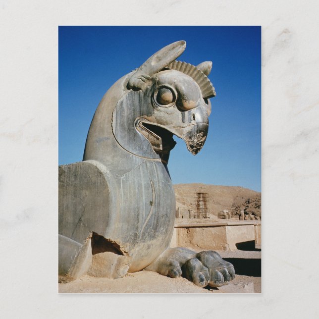 Cartão Postal Griffin gigante, persa, c.516-465 BC (Frente)
