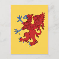 Griffin Rampant Gules