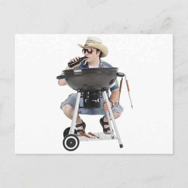Cartão Postal Grill Funny (Frente)