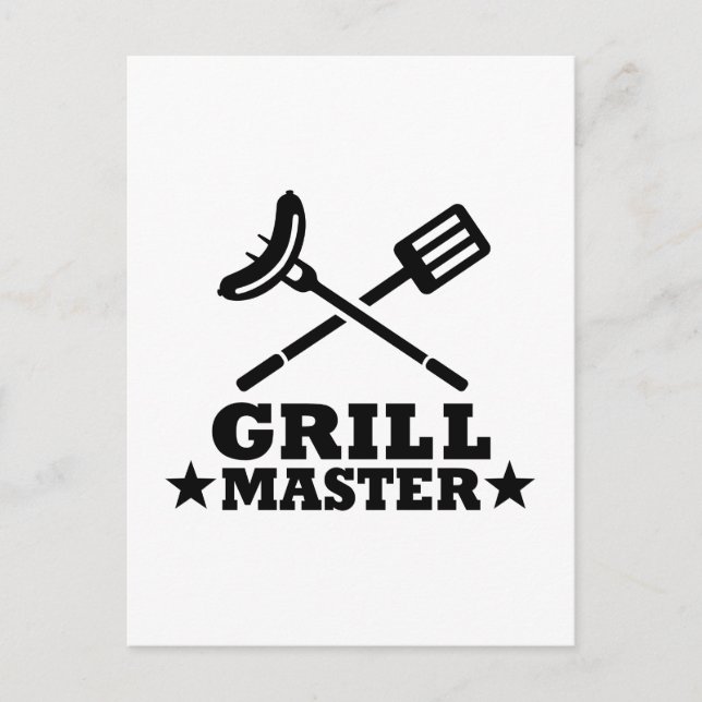 Cartão Postal Grill Master (Frente)