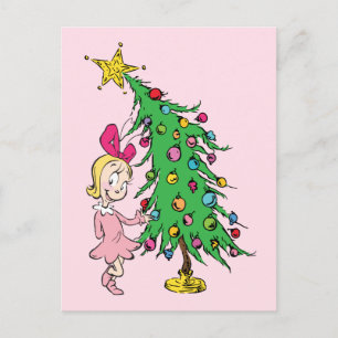 Cartão Postal Grinch Eu Fui Quem Foi Cindy Lou Quem Fez Boas A