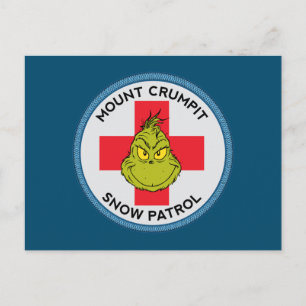 Cartão Postal Grinch   Mt. Crumpit Esquadrão da Neve
