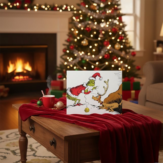 Cartão Postal Grinch Prepares Max the Reindeer (Criador carregado)