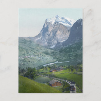 Cartão Postal Grindelwald e Wetterhorn