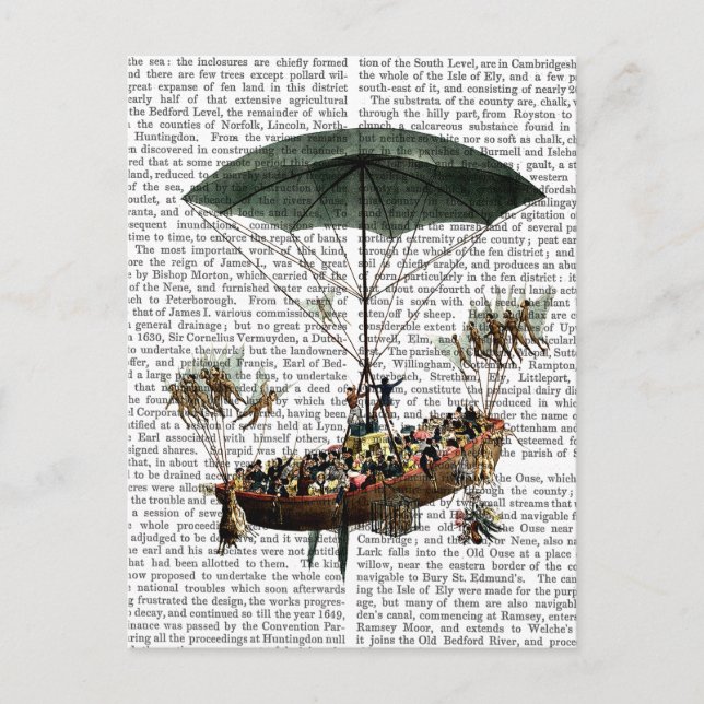 Cartão Postal Gripe E Criaturas Voadoras (Frente)