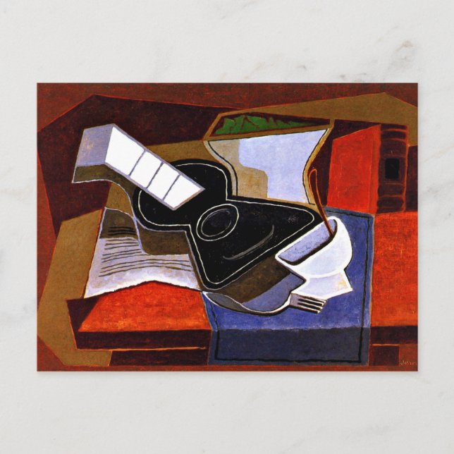 Cartão Postal Gris - O Violão Negro (Frente)