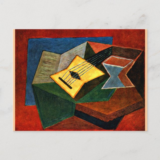 Cartão Postal Gris - Violão Amarelo (Frente)