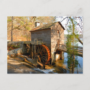 Cartão Postal Grist Mill Stone Mountain, Geórgia