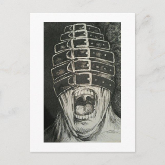 Cartão Postal gritar (Frente)