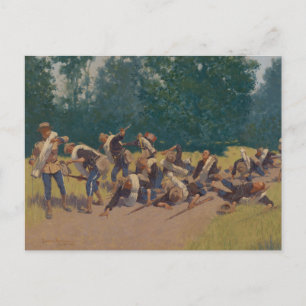 Cartão Postal Gritar de estilhaços em San Juan Hill