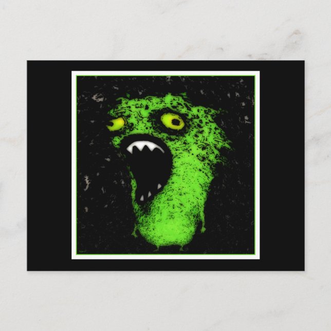 Cartão Postal Gritar Verde (Frente)