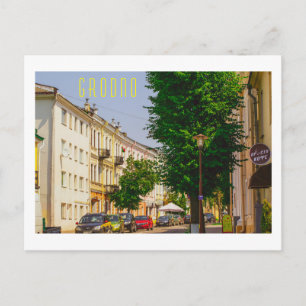 Cartão Postal Grodno Belarus City Architecture Life