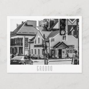 Cartão Postal Grodno Belarus City Architecture Street View