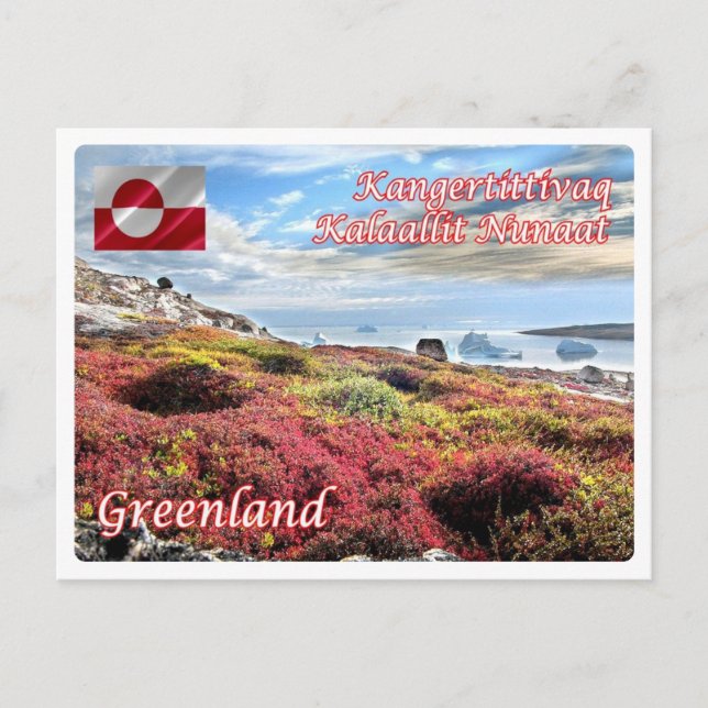 Cartão Postal Groenlândia - Scoresby Sund - (Frente)