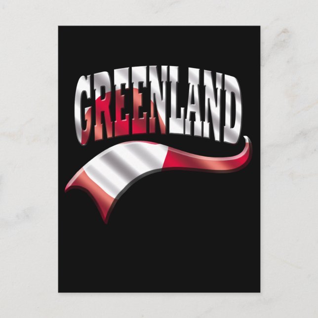 Cartão Postal Gronelândia (Frente)