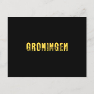 Cartão Postal Groningen City Cityscape Skyline Trip Funny Gift