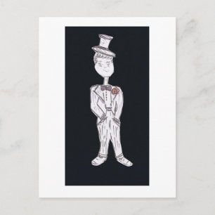 Cartão Postal Groom Tuxedo