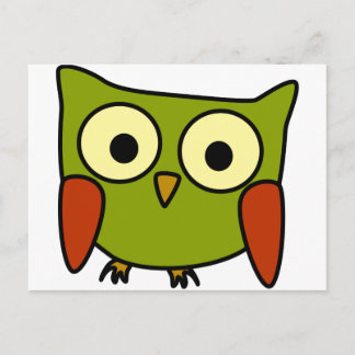 Cartão Postal Groovy Owl