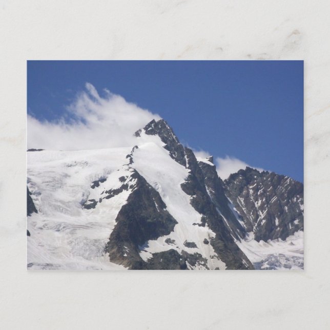 Cartão Postal Grossglockner, Alpes Austríacos (Frente)