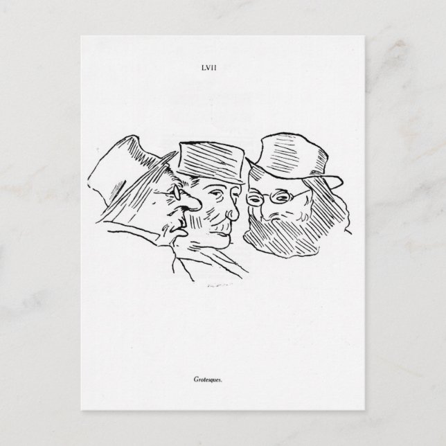 Cartão Postal Grotesques (Frente)