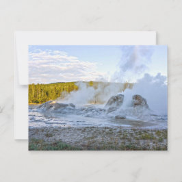 Cartão Postal Grotto Geyser, Parque Nacional Yellowstone