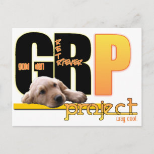 CARTÃO POSTAL GRP - PROJETO GOLDEN RETRIEVER - MUITO LEGAL!