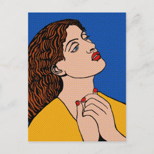 Cartão Postal Grrl de Pop Pré-Raph