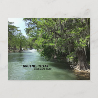 Cartão Postal Gruene, Texas e Guadalupe